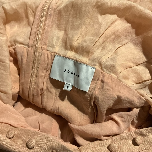 Chic Blush Ruffle Sleeve Mini Dress - Picture 8 of 8